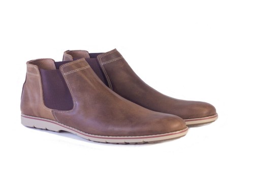 Botas Mocassino James Bot 1 Engrasado Brown