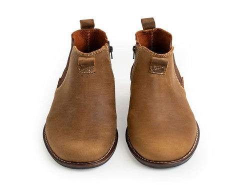 Botas Mocassino Jansen Hans Engrasado Brown