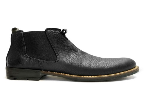 Botas Mocassino Jansen Hans Calera Negro