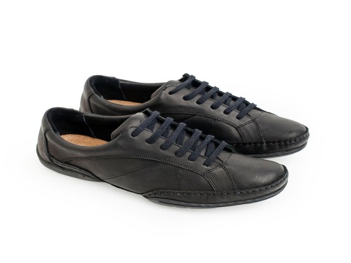 Casual Mocassino Tristan Zap 2 Cuero Negro