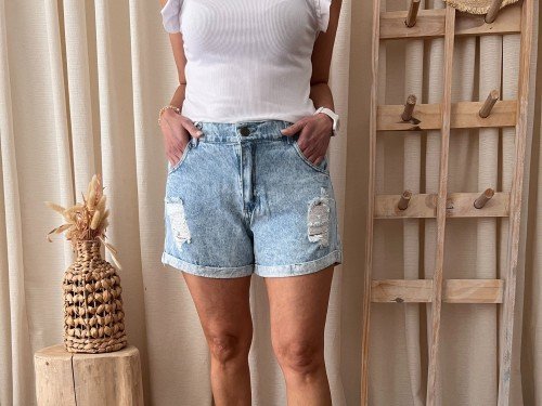 Shorts de jean de mujer talles grandes