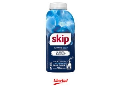 Jabón Líquido Concentrado para Diluir SKIP POWER OXI 500 ml