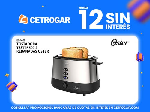 Tostadora TSSTTR500 2 rebanadas Oster