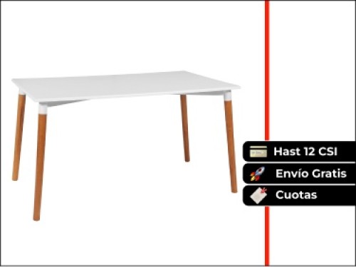 Mesa De Comedor Eames 120x80 Cm