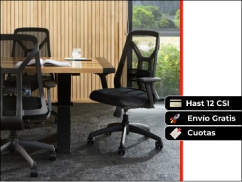 Silla Ergonómica Tokio Con Funciones Regulables Ecocuero