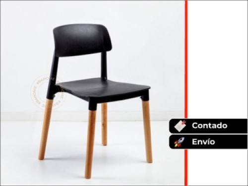 Silla De Comedor Milán | ContadoMadera | Negro