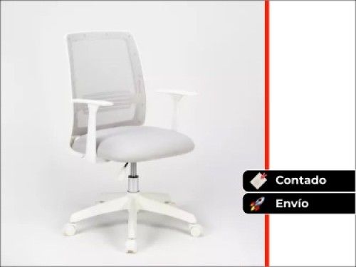 Silla De Oficina Ergonómica Mint White Edition | Contado