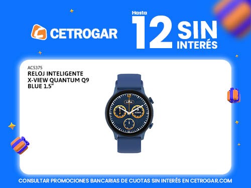 Reloj Inteligente X-View Quantum Q9 blue 1.5"