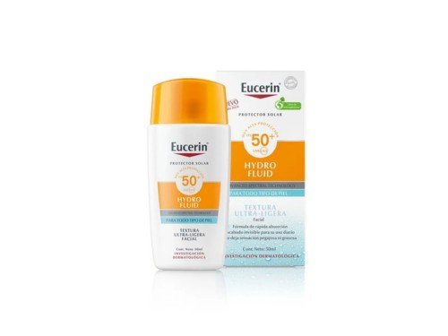 PROTECTOR SOLAR EUCERIN facial hydro fluid FPS 50 x 50ml