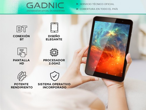 Tablet Gadnic 8 Pulgadas Android 13 32GB WiFi