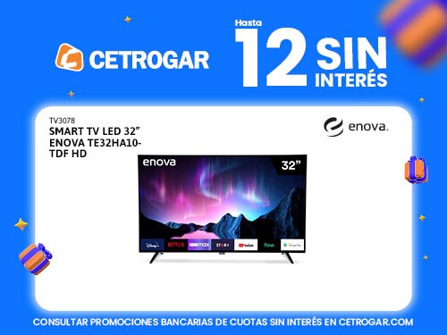 Smart TV LED 32" Enova TE32HA10-TDF HD