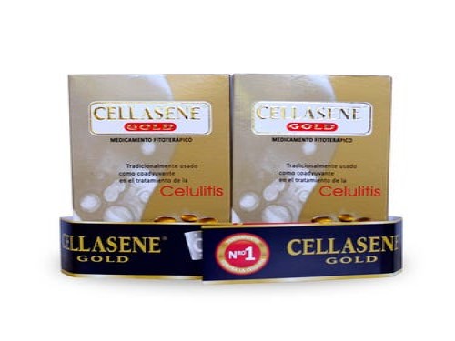 Cellasene Gold Tratamiento Anticelulitis Completo 30 Caps x 2