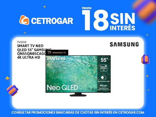 Smart TV NEO QLED 55" Samsung QN55QN85CAGCZB 4K Ultra HD