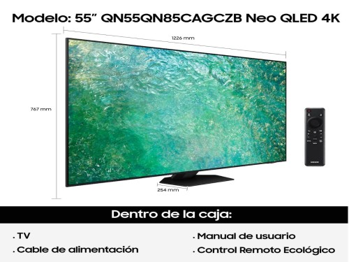 Smart TV NEO QLED 55" Samsung QN55QN85CAGCZB 4K Ultra HD