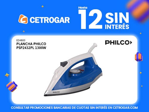 Plancha Philco PSP2432PL 1300W