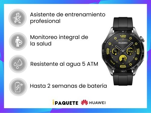 Smartwatch Huawei Gt 4 Reloj Inteligente Cuidado Salud Amoled 46mm