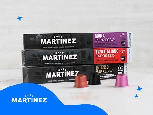 20%OFF Combos de Cápsulas para Nespresso + 20% by MODO + 6 Cuotas S/I