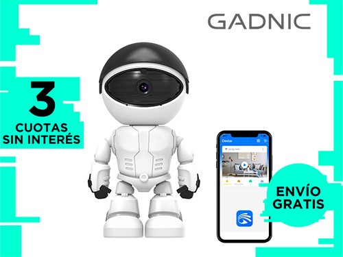 Cámara de Seguridad Robot Gadnic Visión día/noche