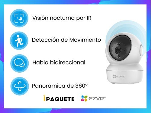 Cámara de Seguridad Ezviz Ip 1080p Domo Motorizada 360° WiFii Full HD