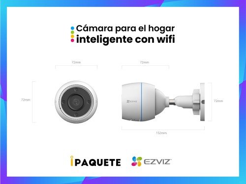 Cámara de Seguridad Ezviz Exterior Full HD 1080p Wifi Ip Smart Home