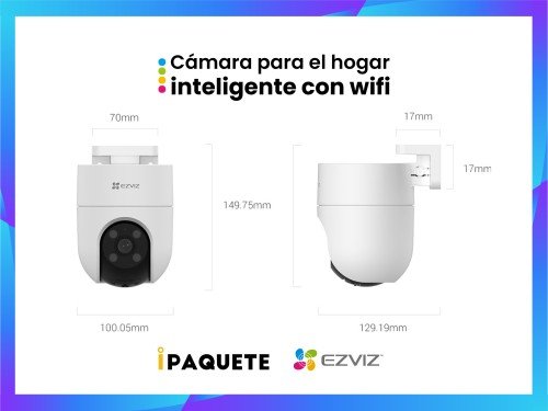 Cámara de Seguridad Ezviz Domo Exterior Motorizada Wifi Ip Full HD