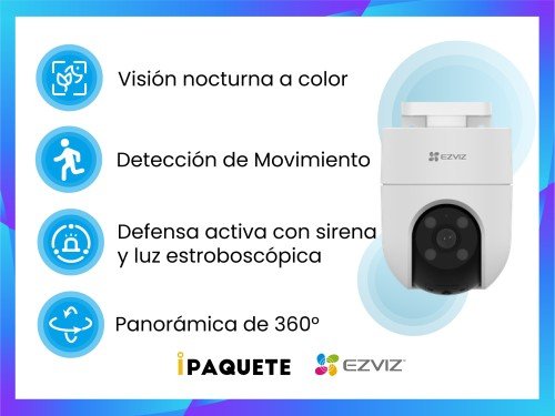 Cámara de Seguridad Ezviz Domo Exterior Motorizada Wifi Ip Full HD