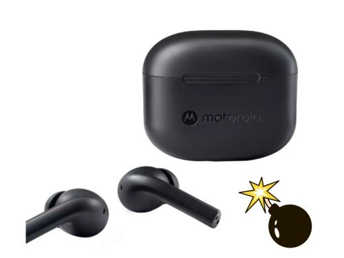 Auriculares Motorola Motobuds 065 Negro