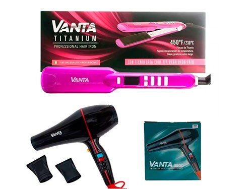 Set Vanta Profesional Secador 3500 + Planchita Pelo