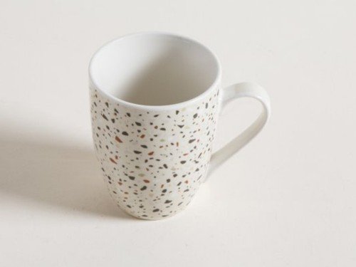 Mug de porcelana terrazo cream 340 ml