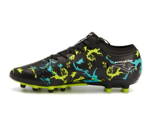 Botín Joma Fútbol 11 Evolution FG Negro