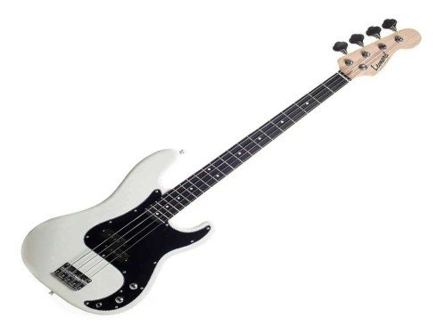 Bajo Electrico Leonard Precision 4 Cuerdas Blanco Jazz Bass