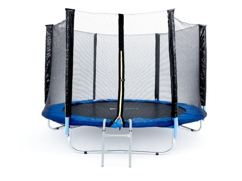 CAMA ELÁSTICA BYNOX 240CM AZUL CON PROTECCIÓN CON ESCALERA