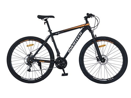 Bicicleta Mtb Q5 R29 Acero 21v Negro Naranja Blanco - OVERTECH