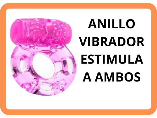 ANILLO VIBRADOR PAREJAS ORGASMOS JUGUETES PARA ADULTOS IDEAL REGALO