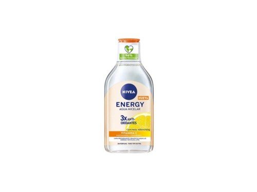 AGUA MICELAR NIVEA FACIAL energy vitamina c x 400 ml