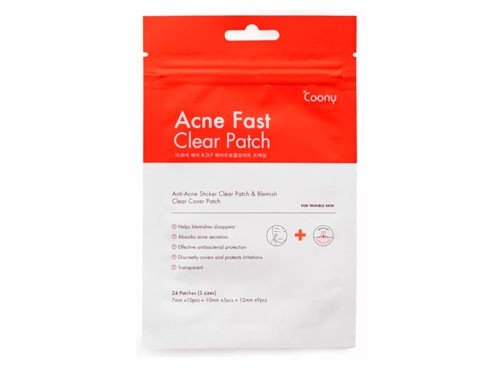 Acne Fast Clear Patch Coony 24 Parches Anti Acne Granos