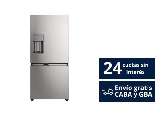 Heladera Electrolux Multidoor No Frost Inverter Flexispace 620L Plata