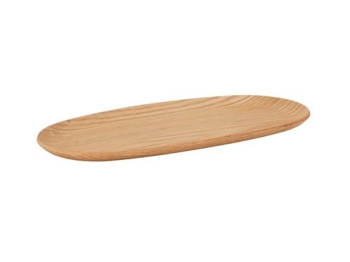 Bandeja Madera Oval 35 X 18 X 1,5 Cm Hogar Deco Carol