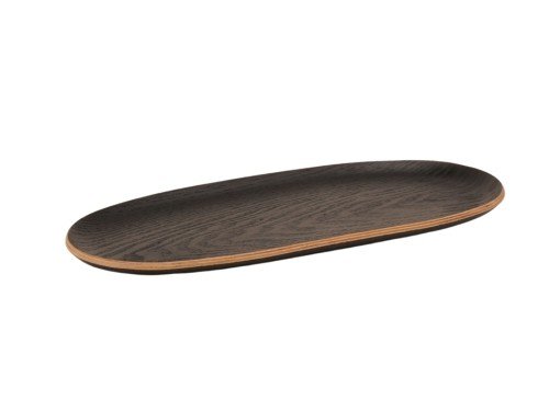 Bandeja Madera Oval 35 X 18 X 1,5 Cm Hogar Deco Carol