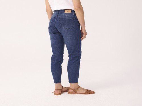 Jean azul slim La Dolfina St Tropez de tiro alto