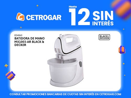 Batidora de mano MX1003-AR Black & Decker