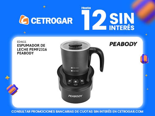 Espumador de leche PEMF2316 Peabody