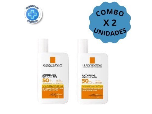 Combo Anthelios UV Mune 400 Fps 50 Fluido X 2 Unidades