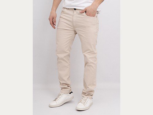 Pantalón Regular de Gabardina