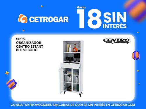 Organizador Centro Estant BH180 Boho