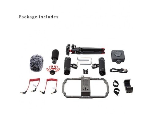 kit para video todo en uno Smallrig Cage Luz mini tripode microfono