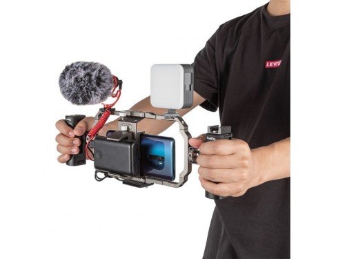 kit para video todo en uno Smallrig Cage Luz mini tripode microfono