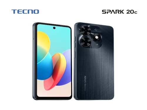 Celular Tecno Mobile Spark 20C 128+4GB negro