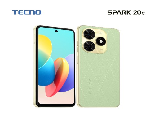 Celular Tecno Mobile Spark 20C 128+4GB verde piel