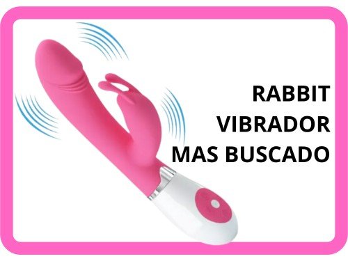 Vibrador Con Estimulador De Clitoris RABBIT ideal para regalo envio